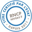 RNCP Niveau 1 - Certifié par l'Etat